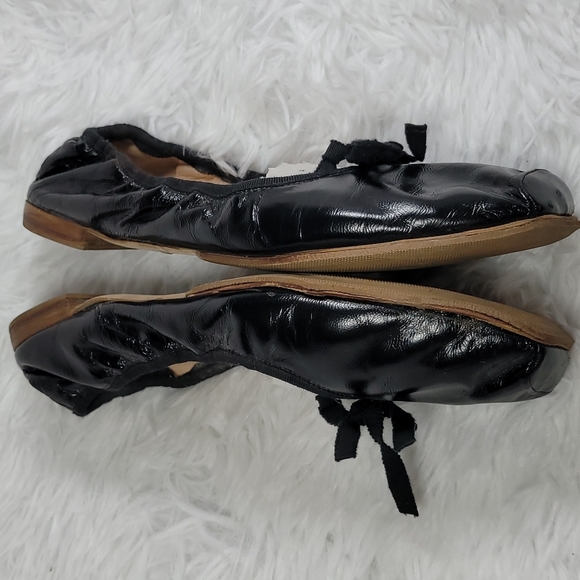 Marc Jacobs Black Ballet Flats Size 7.5 w w magnolia pearl - Picture 7 of 12